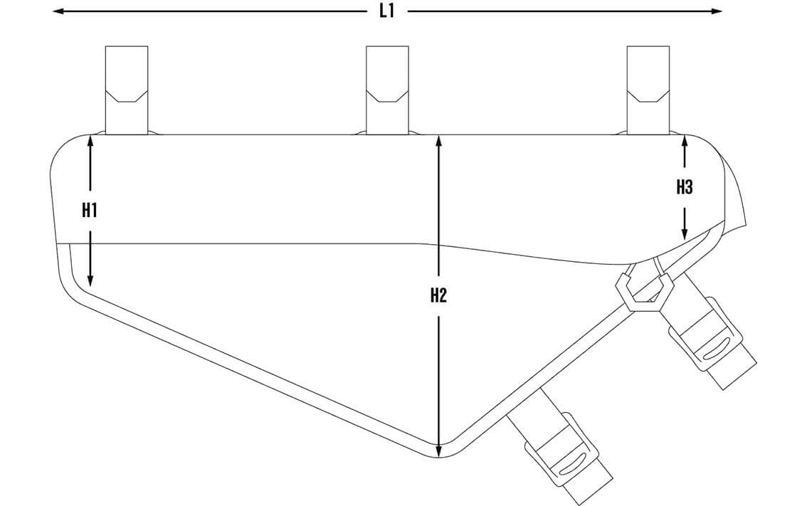 Apidura Racing Frame pack 2.4L